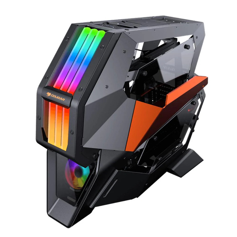 Cougar Gaming Conquer 2 Full Tower Black/Orange - صندوق